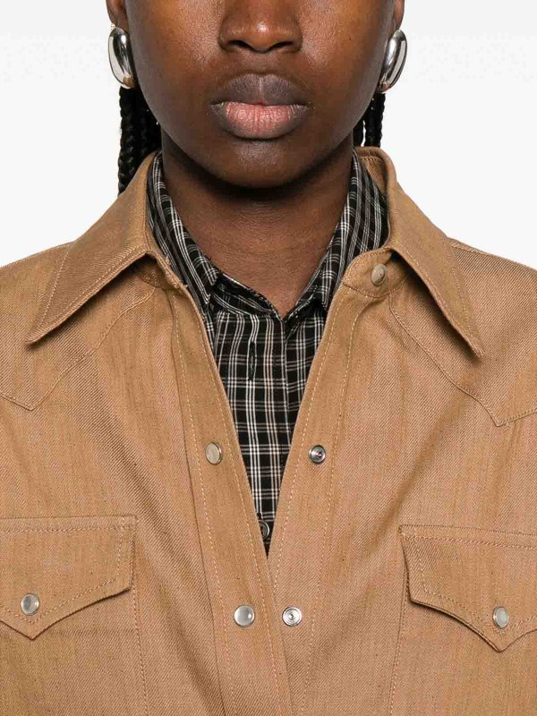 Hemd - Braun shop online: A.P.C.