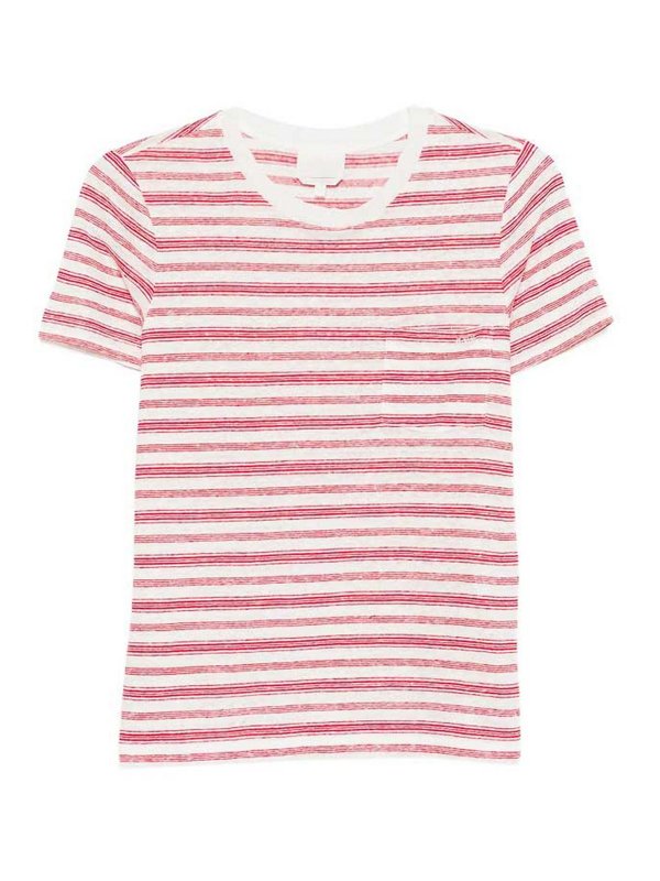 A.P.C.: Camisetas - Camiseta - Rojo