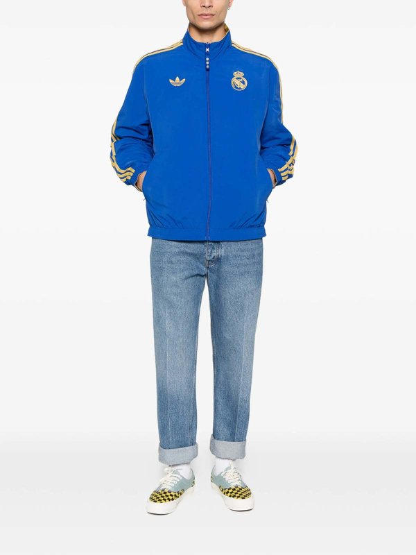 Adidas Originals 膝丈コート - ダークブルー|JZ2236