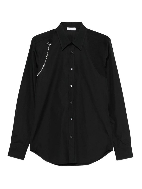 ALEXANDER MCQUEEN: Hemden - Hemd - Schwarz