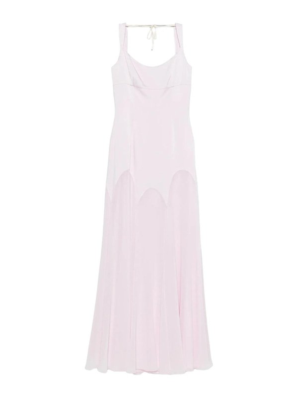 ALEXANDER MCQUEEN: ニーレングスドレス - 膝丈ドレス - ヌードカラー