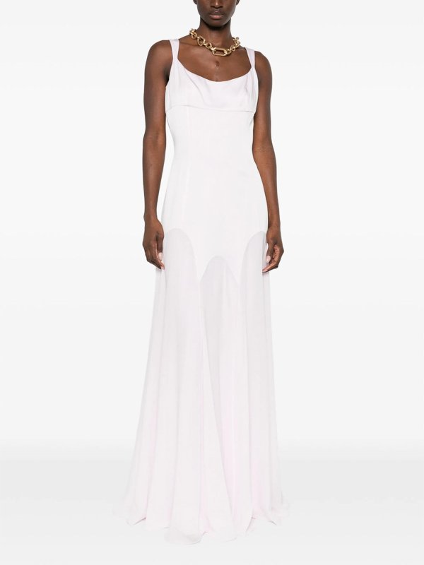 ALEXANDER MCQUEEN buy online 膝丈ドレス - ヌードカラー