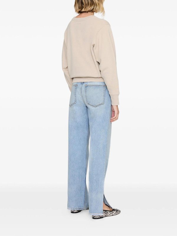 The Best Shops ANINE BING: スウェット＆セーター - スウェットシャツ/セーター - ベージュ