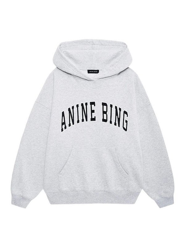 ANINE BING: Sudaderas y suéteres - Sudadera - Gris