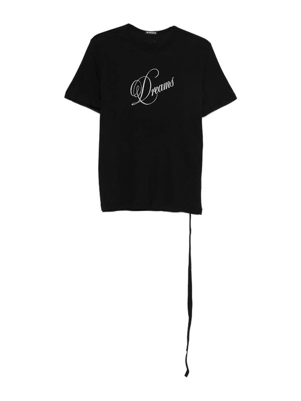 ANN DEMEULEMEESTER: Tシャツ - Tシャツ - 黒