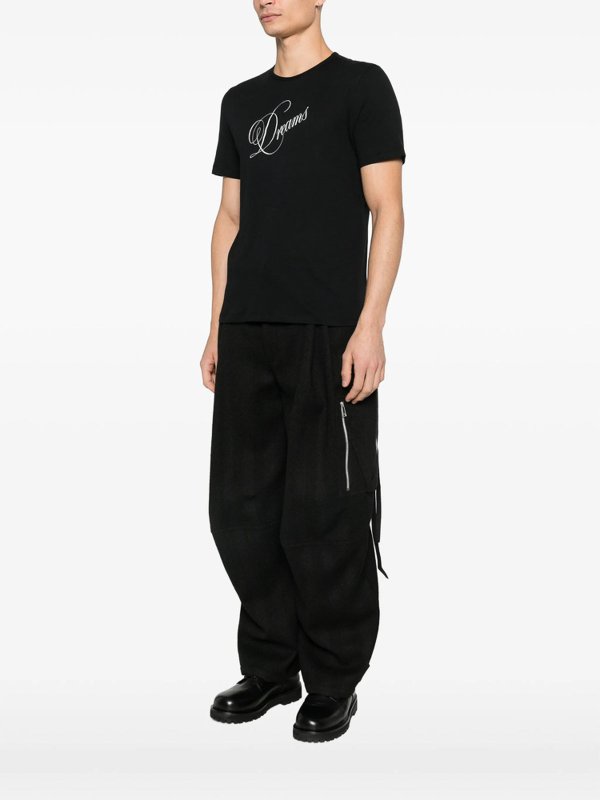 ANN DEMEULEMEESTER: Tシャツ online - Tシャツ - 黒