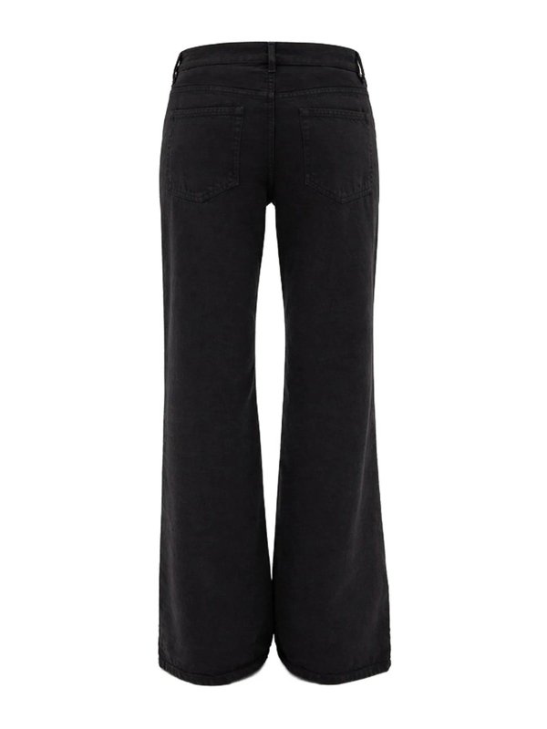 ANN DEMEULEMEESTER: Jeans Rectos online - Vaqueros Rectos - Negro