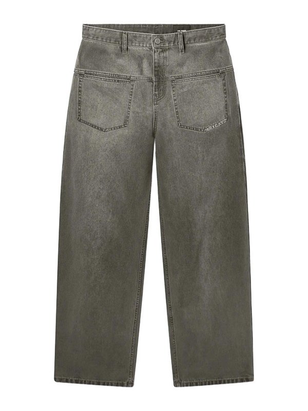 AXEL ARIGATO: ストレートジーンズ - ストレートジーンズ - グレー