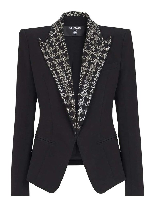 Balmain: テーラードジャケット - テーラードジャケット - 黒