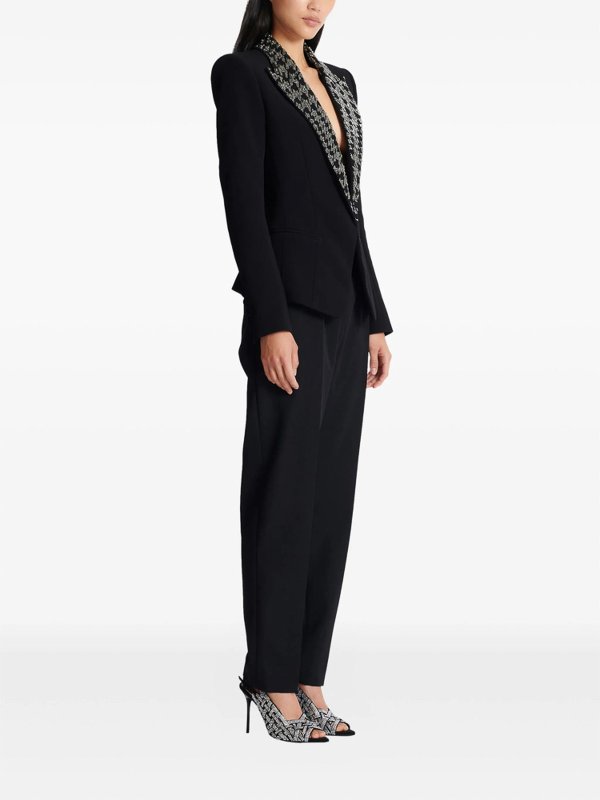 Balmain: テーラードジャケット online - テーラードジャケット - 黒