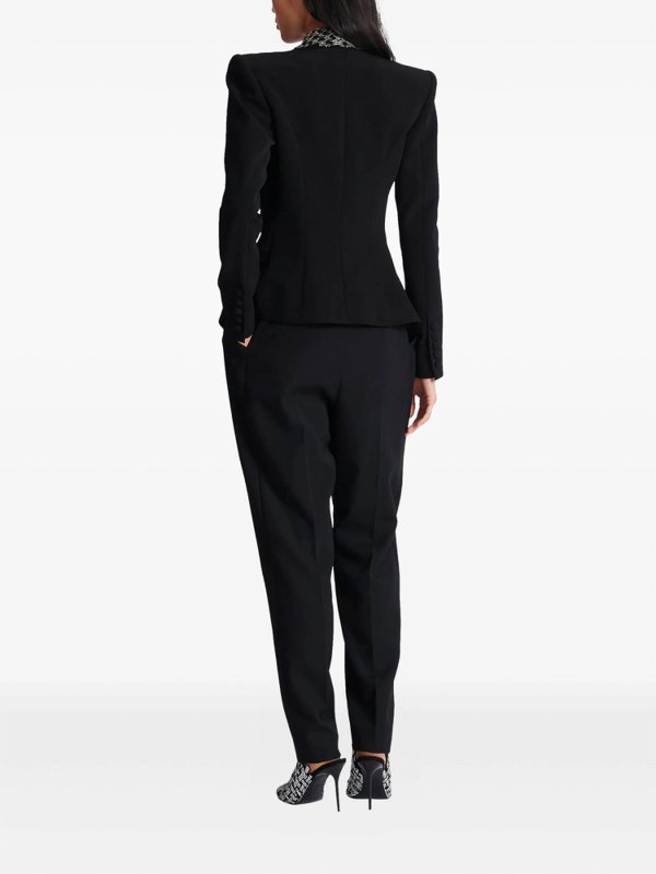 テーラードジャケット - 黒 shop online: Balmain