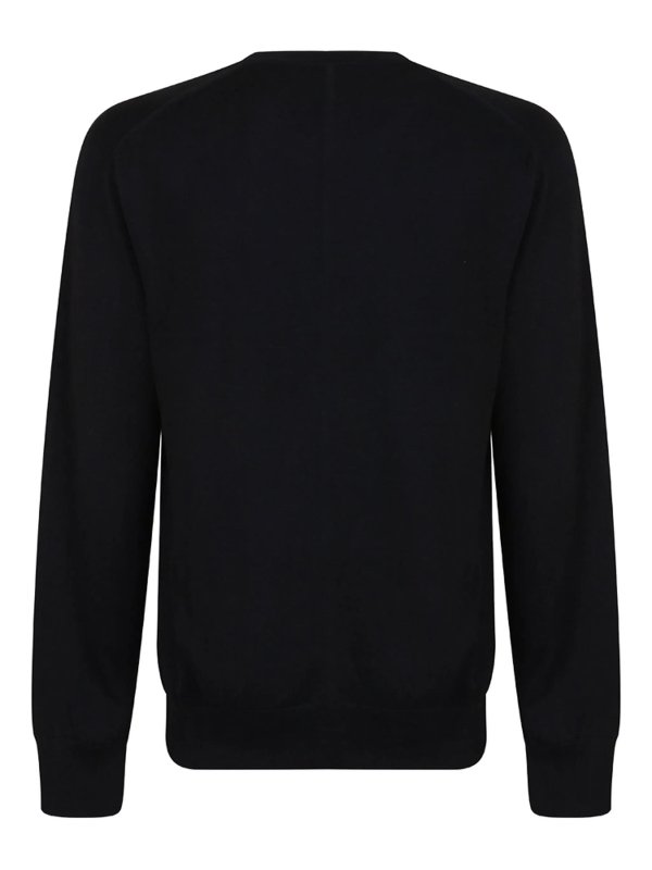 Rundhalspullover - Schwarz shop online: CALVIN KLEIN