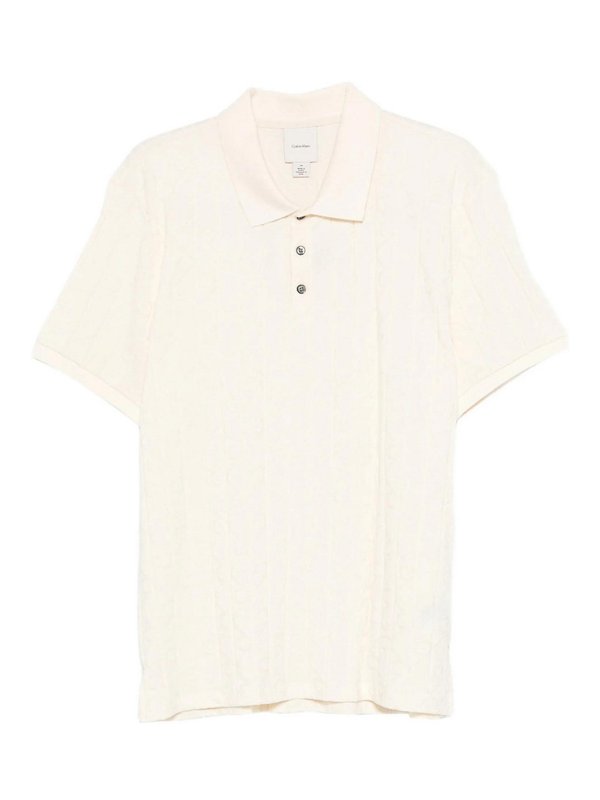 CALVIN KLEIN: クルーネック - クルーネック - ヌードカラー