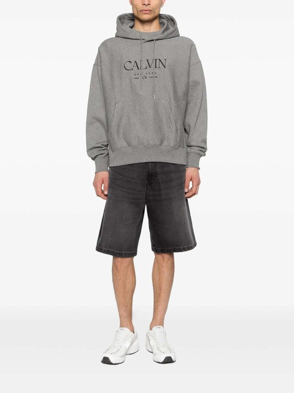 CALVIN KLEIN: Sudaderas y suéteres online - Sudadera - Gris