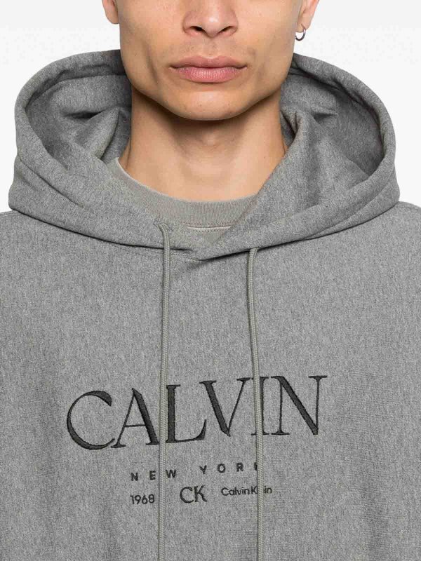 Sudadera - Gris shop online: CALVIN KLEIN