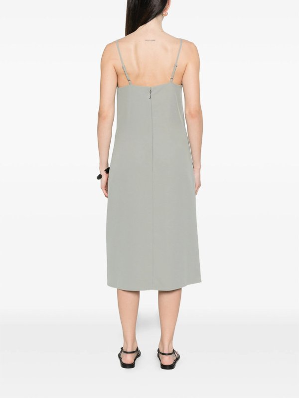 CALVIN KLEIN: ニーレングスドレス online - 膝丈ドレス - 緑