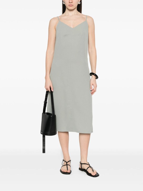 The Best Shops CALVIN KLEIN: ニーレングスドレス - 膝丈ドレス - 緑