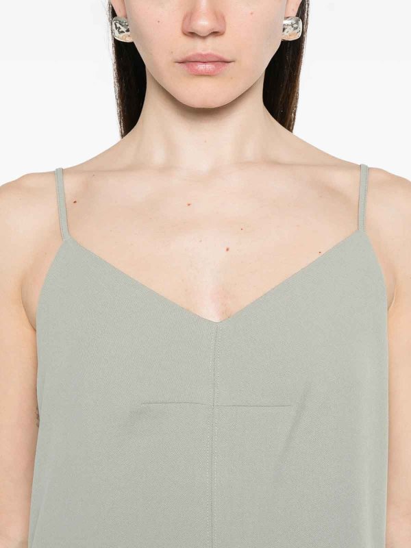 膝丈ドレス - 緑 shop online: CALVIN KLEIN