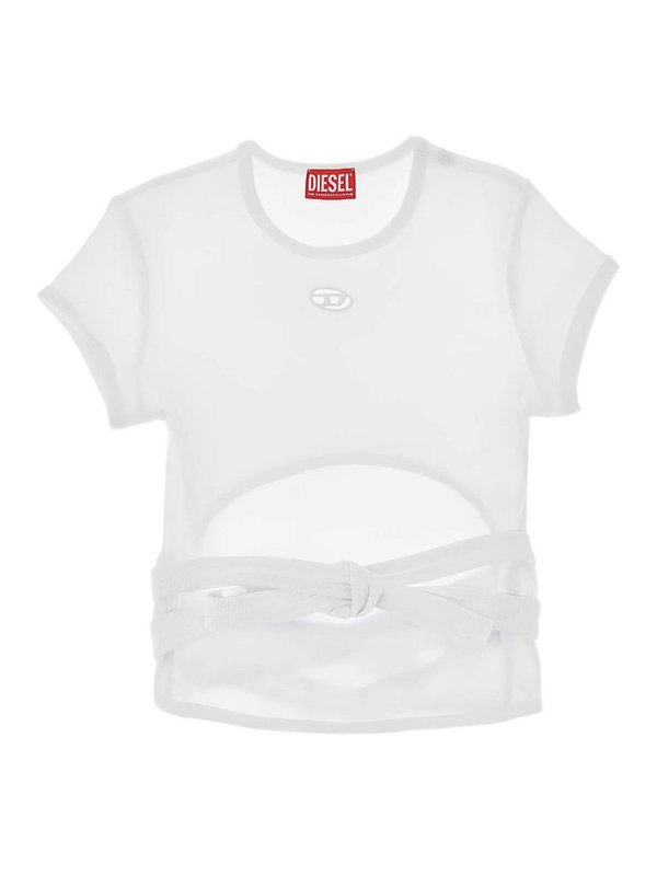 DIESEL: Tops & Débardeurs - Top - Blanc