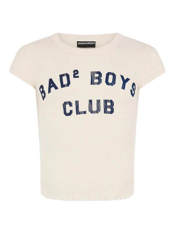 DSQUARED2: T-shirts - T-Shirt - Blanc