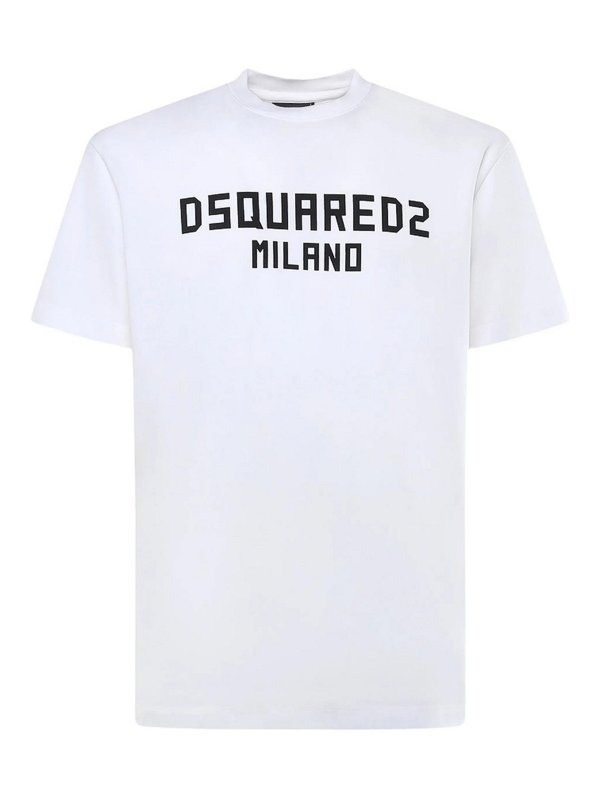 DSQUARED2: T-shirts - T-Shirt - Weiß