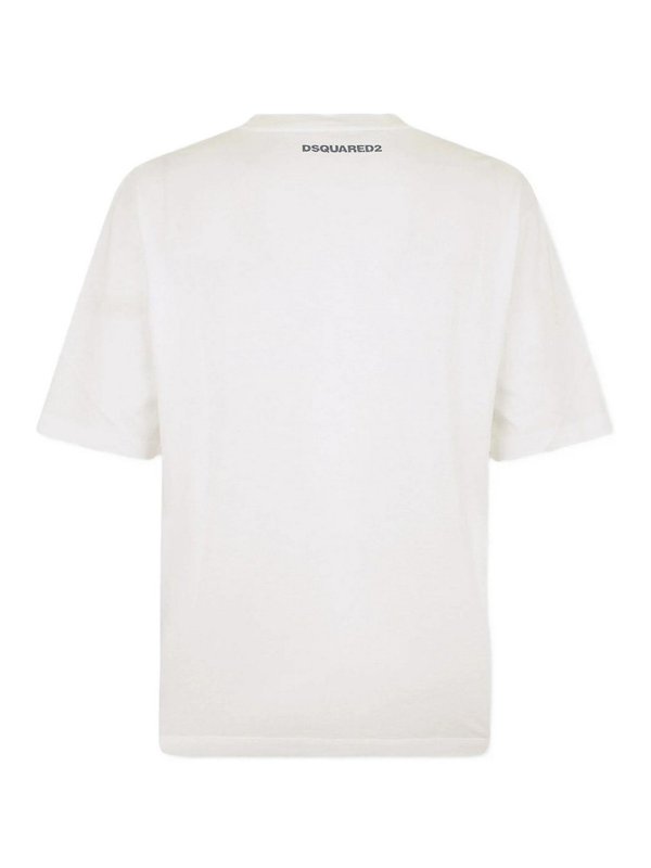 DSQUARED2: T-shirts online - T-Shirt - Weiß