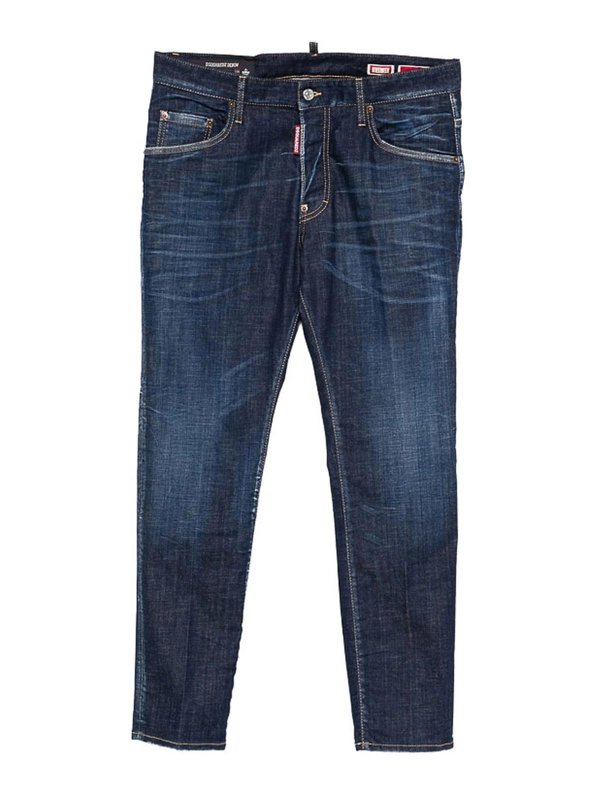 DSQUARED2: Straight Leg Jeans - Straight Leg Jeans - Blau