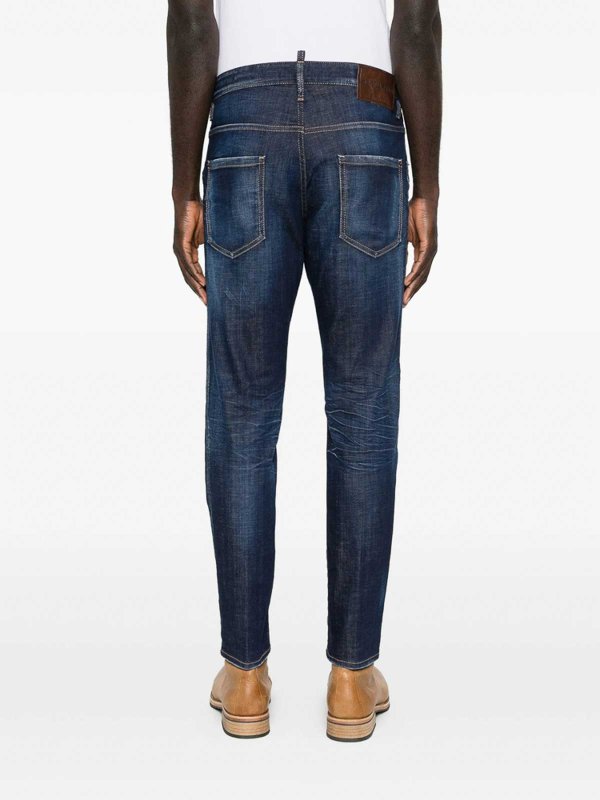 The Best Shops DSQUARED2: Straight Leg Jeans - Straight Leg Jeans - Blau