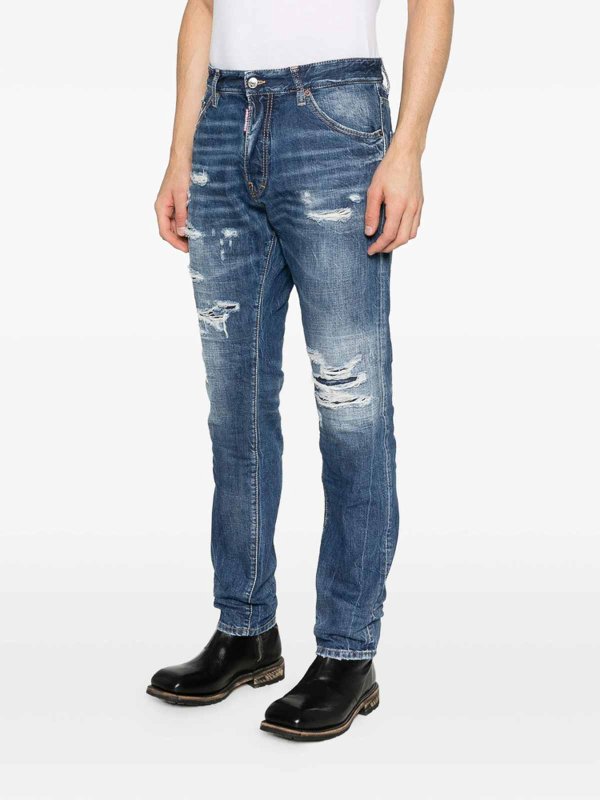 ストレートジーンズ - ブルー shop online: DSQUARED2