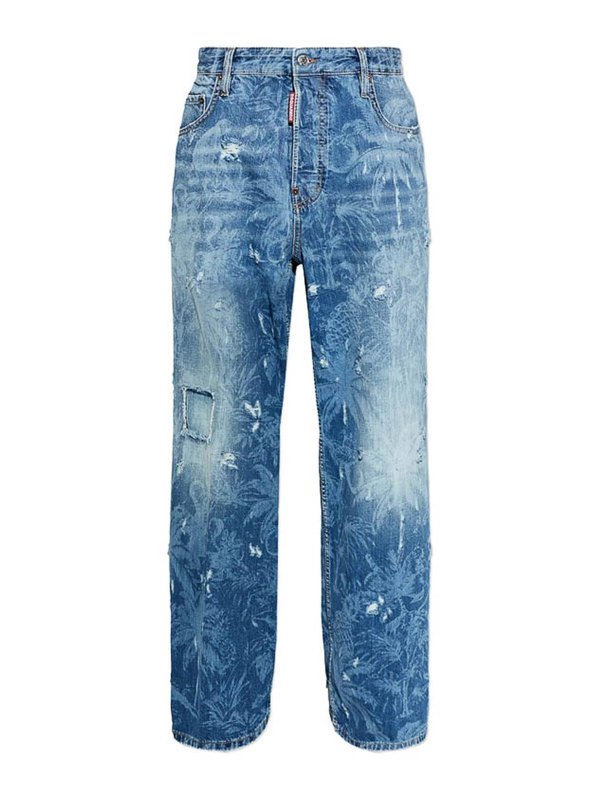 DSQUARED2: straight leg jeans - Jeans