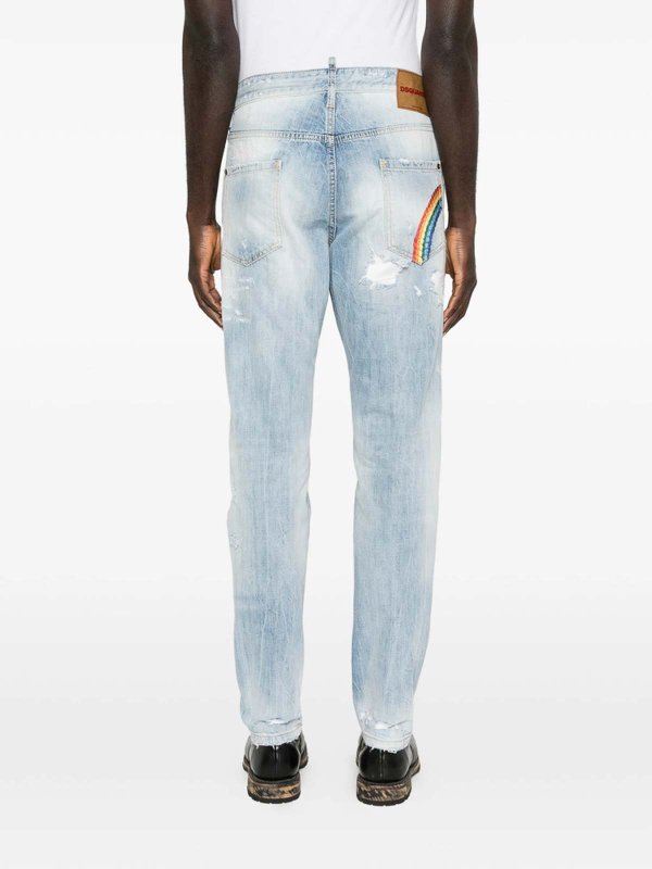 DSQUARED2 buy online Vaqueros Rectos - Azul