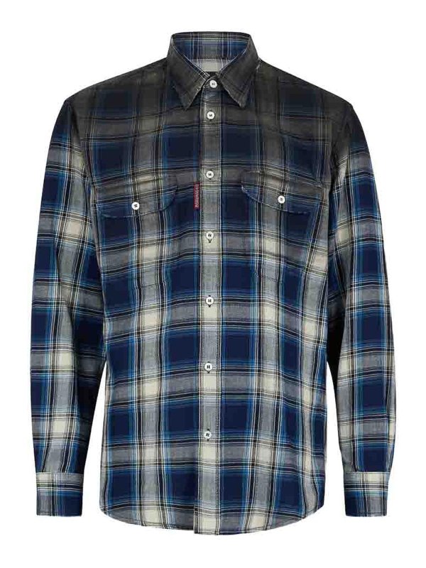 DSQUARED2: Hemden - Hemd - Blau