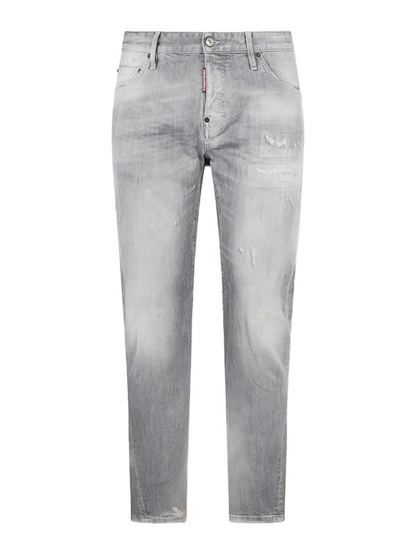 DSQUARED2: straight leg jeans - Jeans