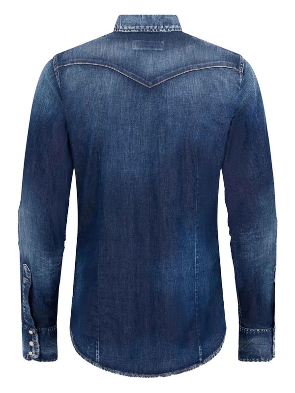 DSQUARED2: Hemden online - Hemd - Blau