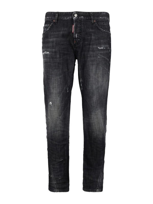 DSQUARED2: straight leg jeans - Jeans