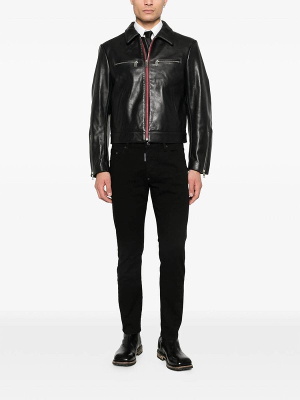 The Best Shops DSQUARED2: Jeans Rectos - Vaqueros Rectos - Negro