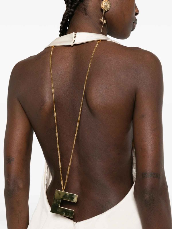 ELISABETTA FRANCHI: ニーレングスドレス online - 膝丈ドレス - 白