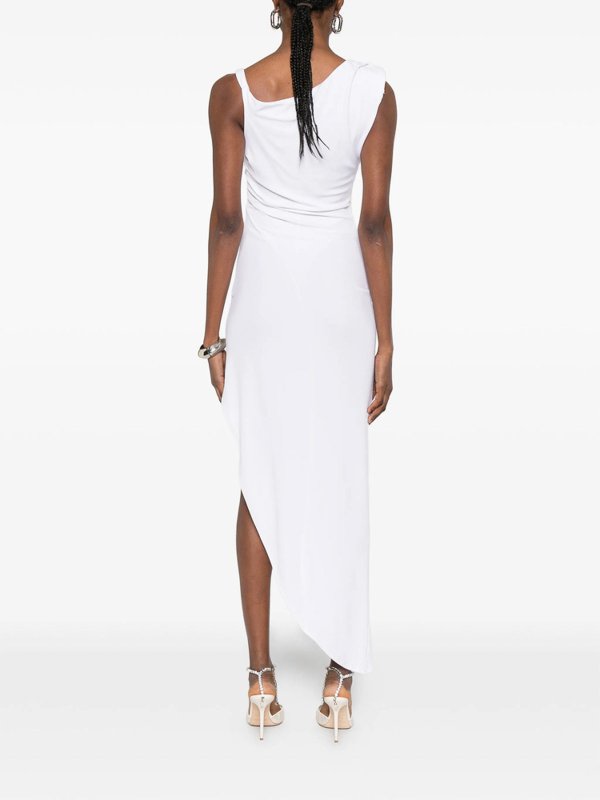 The Best Shops ELISABETTA FRANCHI: ニーレングスドレス - 膝丈ドレス - 白