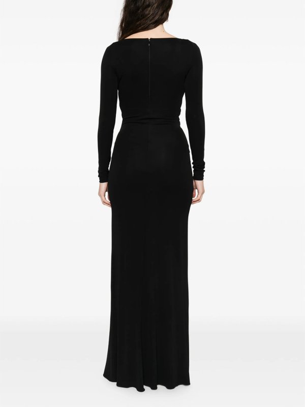 ELISABETTA FRANCHI buy online 膝丈ドレス - 黒