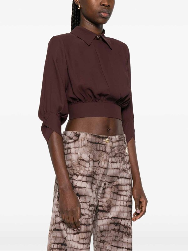 ELISABETTA FRANCHI buy online シャツ - ブラウン