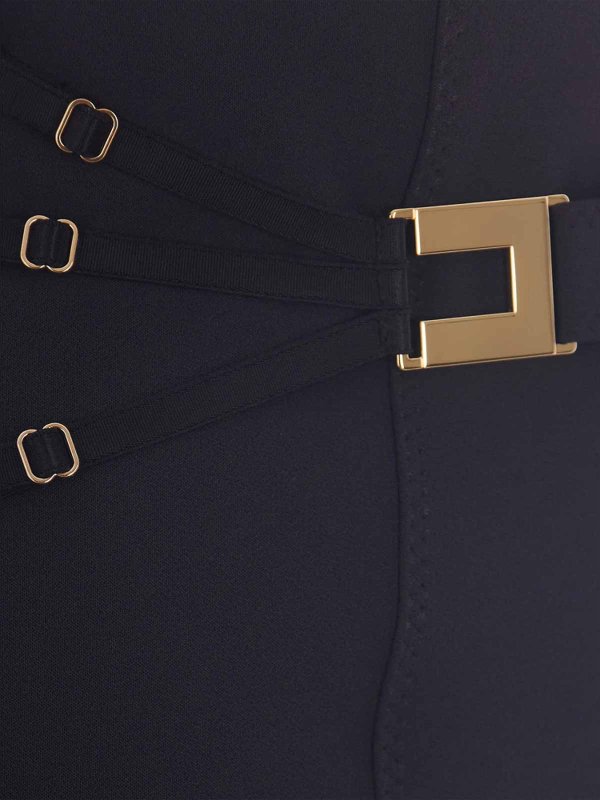 The Best Shops ELISABETTA FRANCHI: ニーレングススカート＆ミディ丈 - 膝丈/ミディスカート - 黒