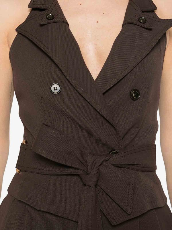ウェストコート/ジレ - ブラウン shop online: ELISABETTA FRANCHI