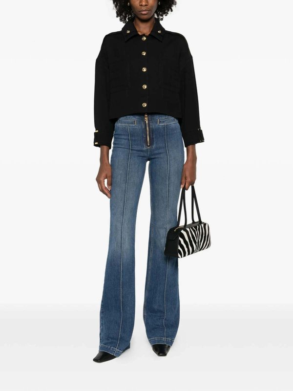 ELISABETTA FRANCHI: ストレートジーンズ online - ストレートジーンズ - ブルー