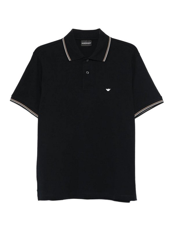 EMPORIO ARMANI: クルーネック - クルーネック - ブルー