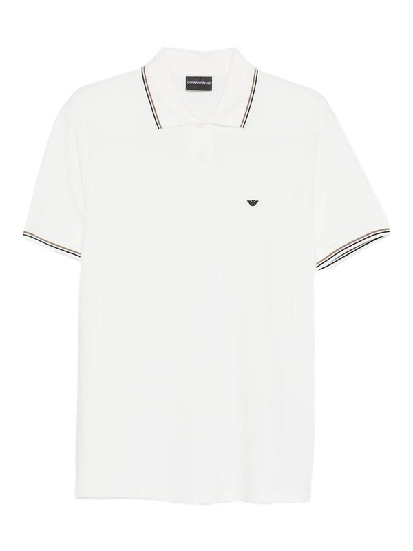 EMPORIO ARMANI: クルーネック - クルーネック - 白