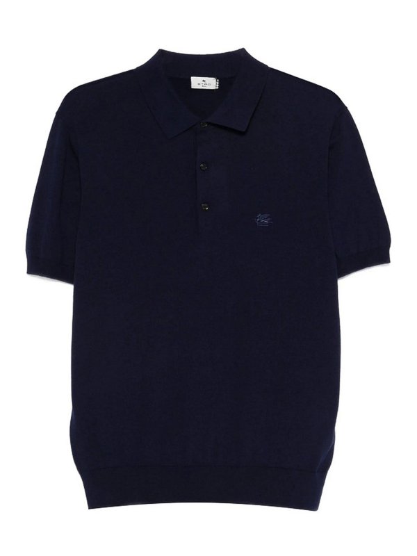 ETRO: Pull col rond - Pull Col Rond - Bleu