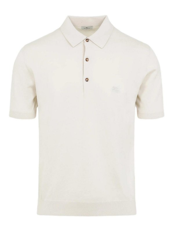 ETRO: Suéteres con cuello pico - Suéter Cuello Redondo - Blanco