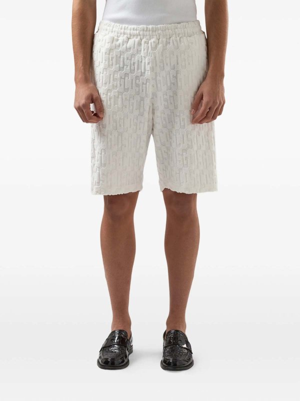 Short - Blanc shop online: GCDS