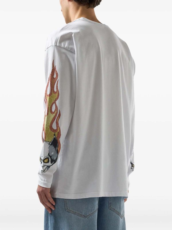 The Best Shops GCDS: Sweatshirts und Pullover - Sweatshirt - Weiß