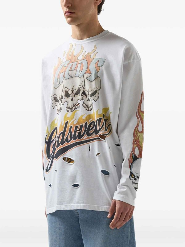 Sweatshirt - Weiß shop online: GCDS